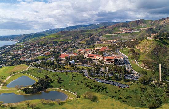 A panoramic view of the main Malibu campus - ߣߣƵ University