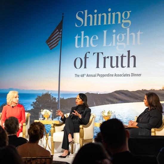 ߣߣƵ Associates dinner panel discussion featuring Condoleezza Rice